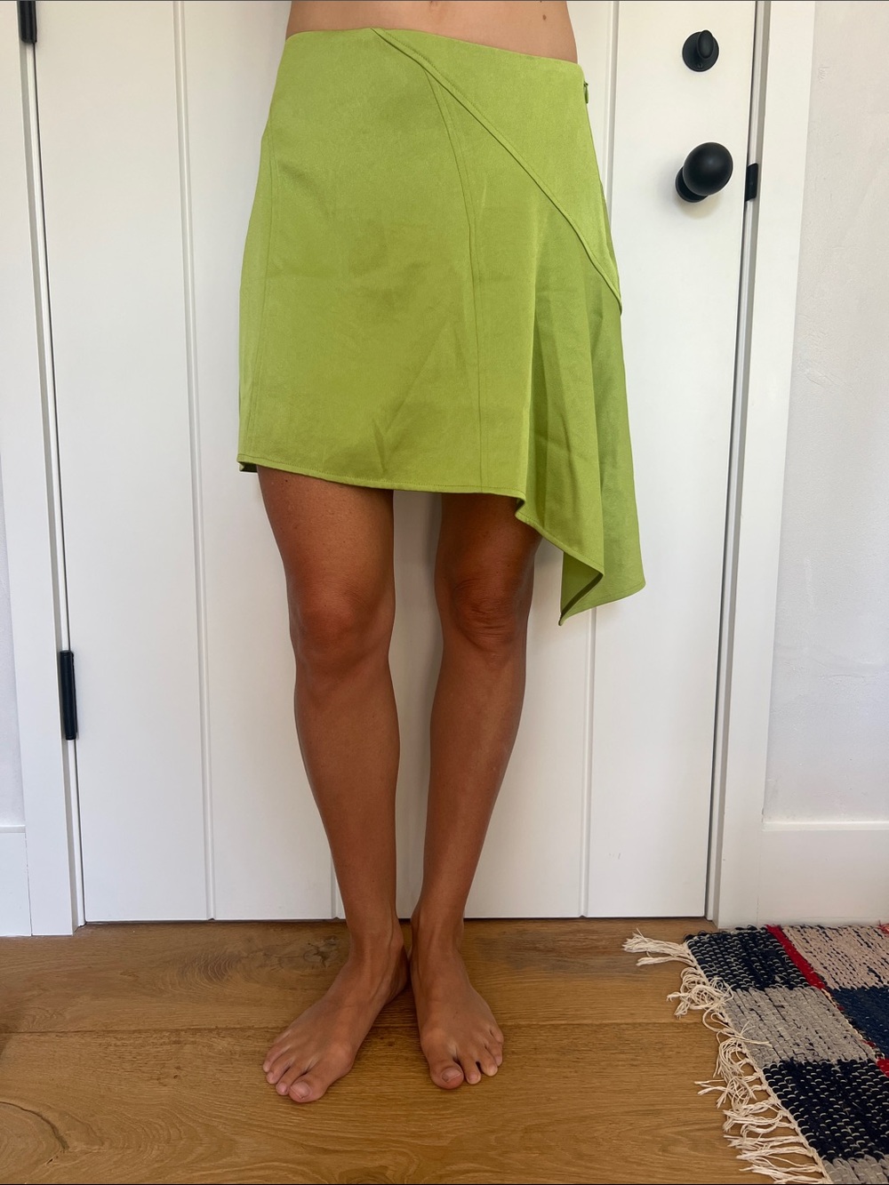 RARE La Ligne Periodot Alina Asymmetrical Satin Skirt - SAMPLE? - Picture 9 of 15